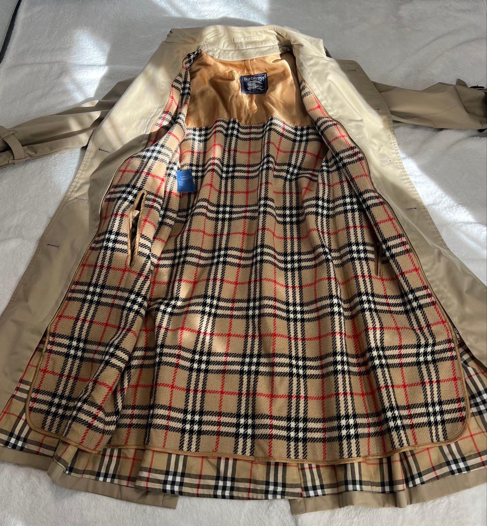 【美品】バーバリーズ バルマカーンコート トレンチコート ライナー付 L〜XL