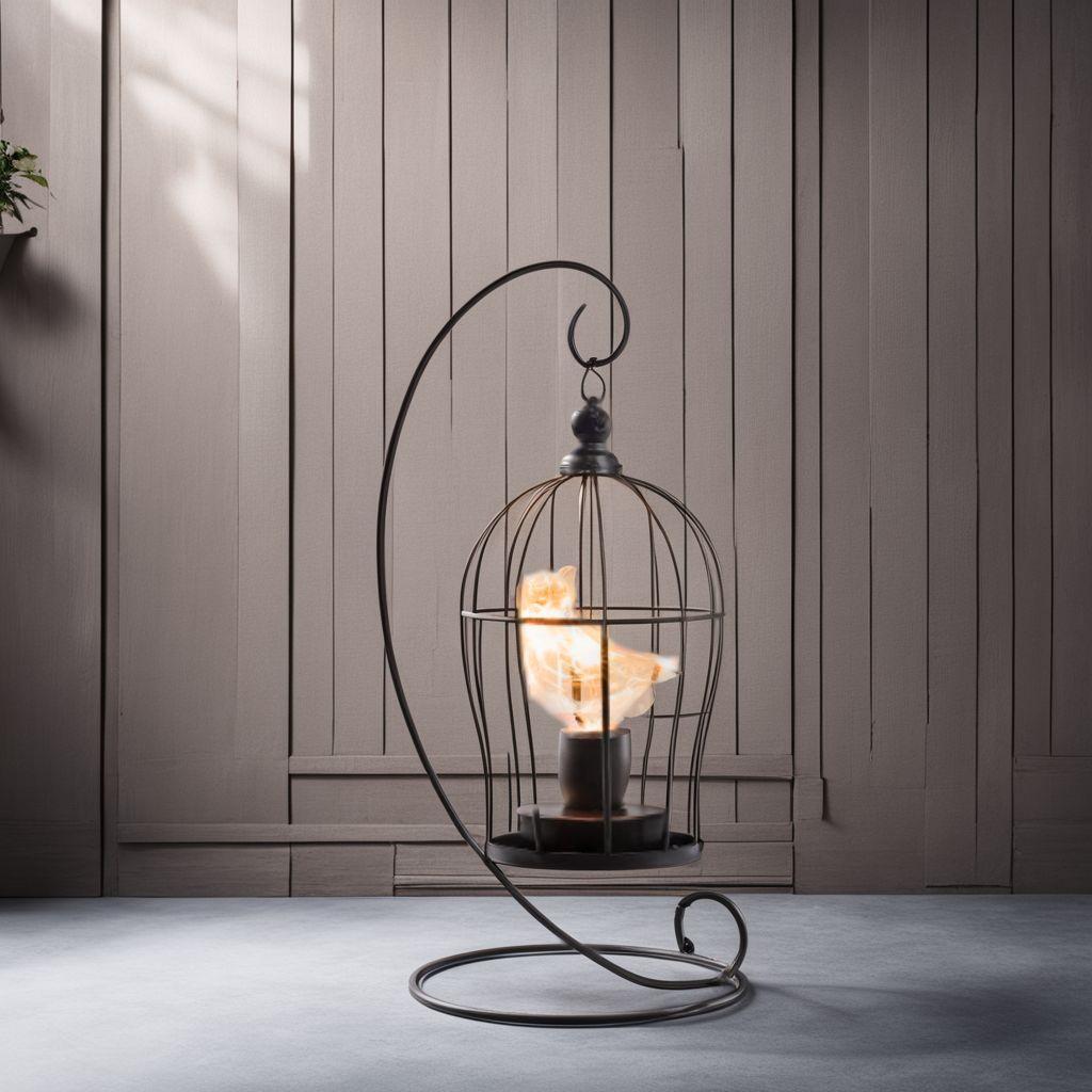 鳥かごデザイン テーブルランプ 間接照明 インテリア かわいい