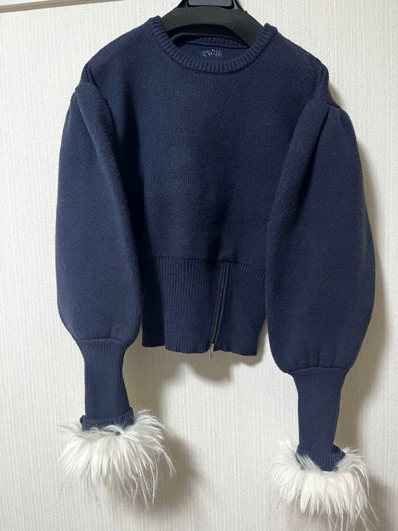 bibiy. ADELE FUR KNIT ニット セーター