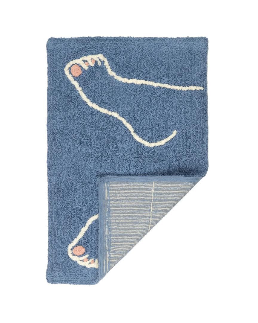 COLD PICNIC バスマット Footsie ブルー