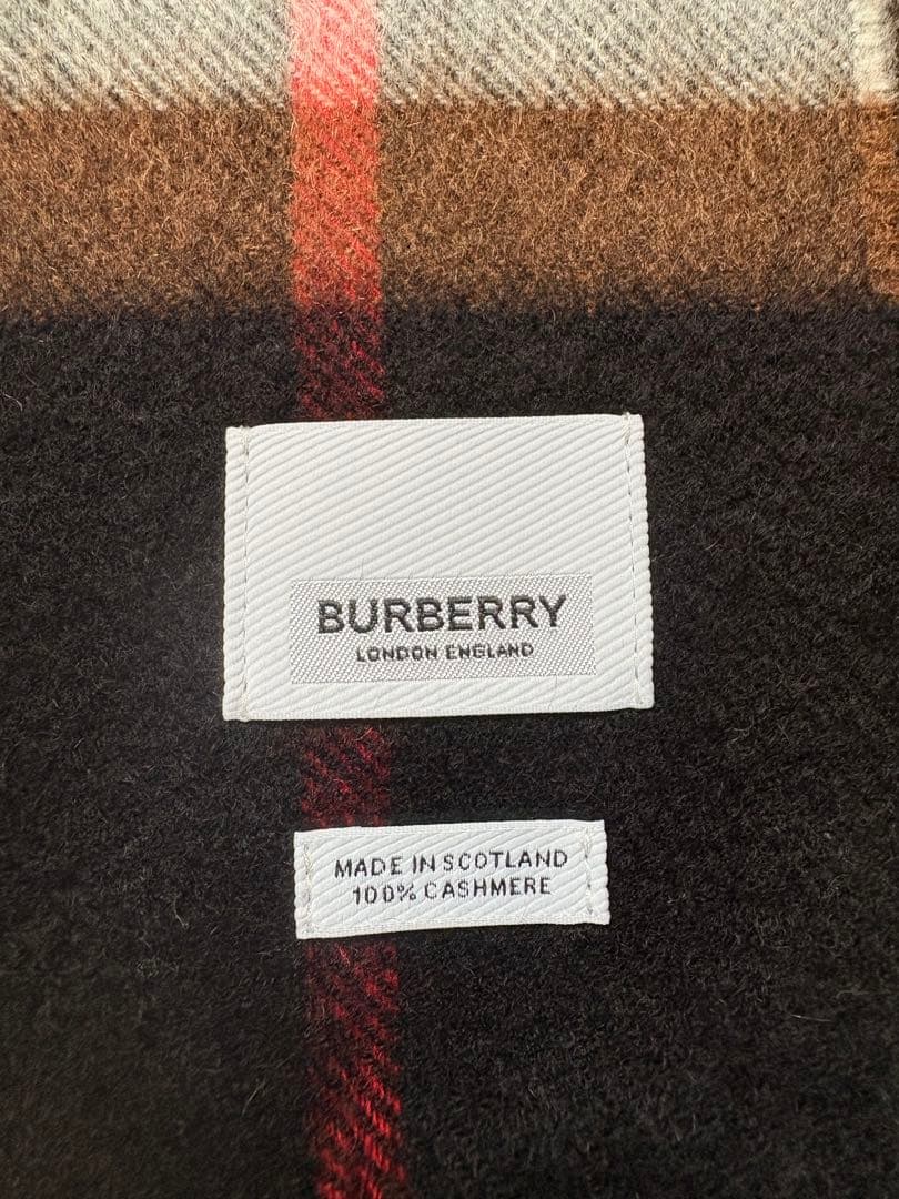 バーバリー　BURBERRY マフラー　カシミヤ100%