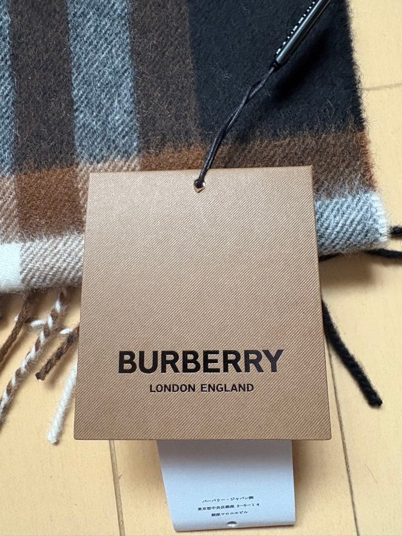 バーバリー　BURBERRY マフラー　カシミヤ100%