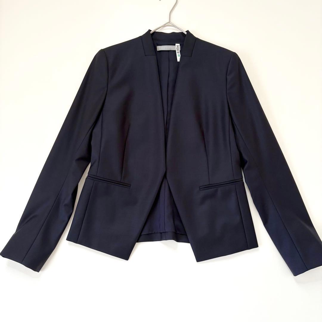 極美品 Theory luxe EXECUTIVE セットアップ 38/40 紺