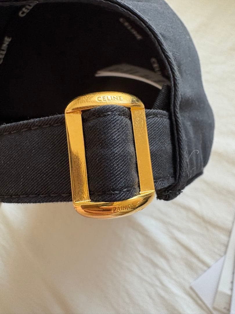 正規品　CELINE ベースボールキャップ 黒 M