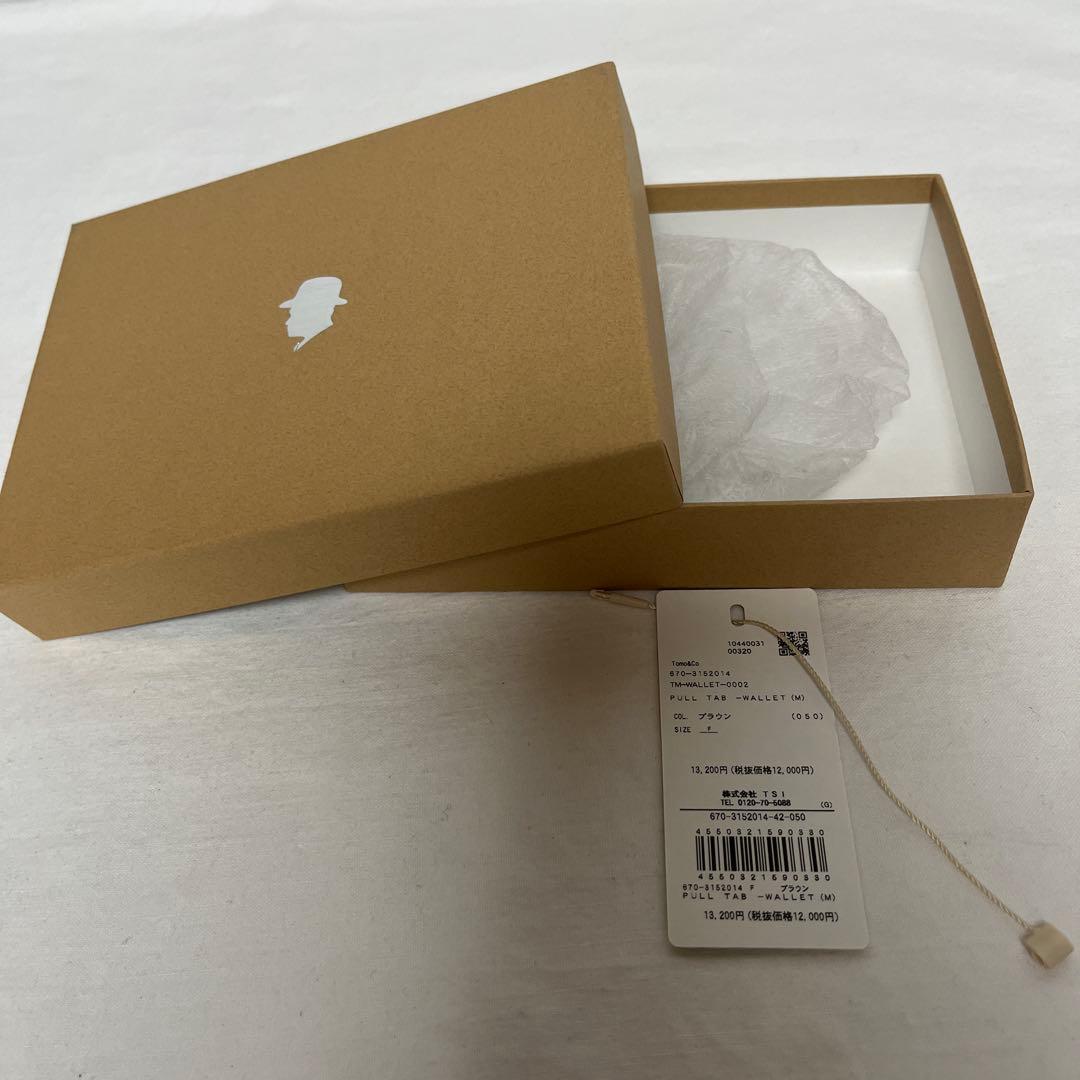 未使用品 Tomo&Co PULL TAB L-WALLET ウォレット 財布