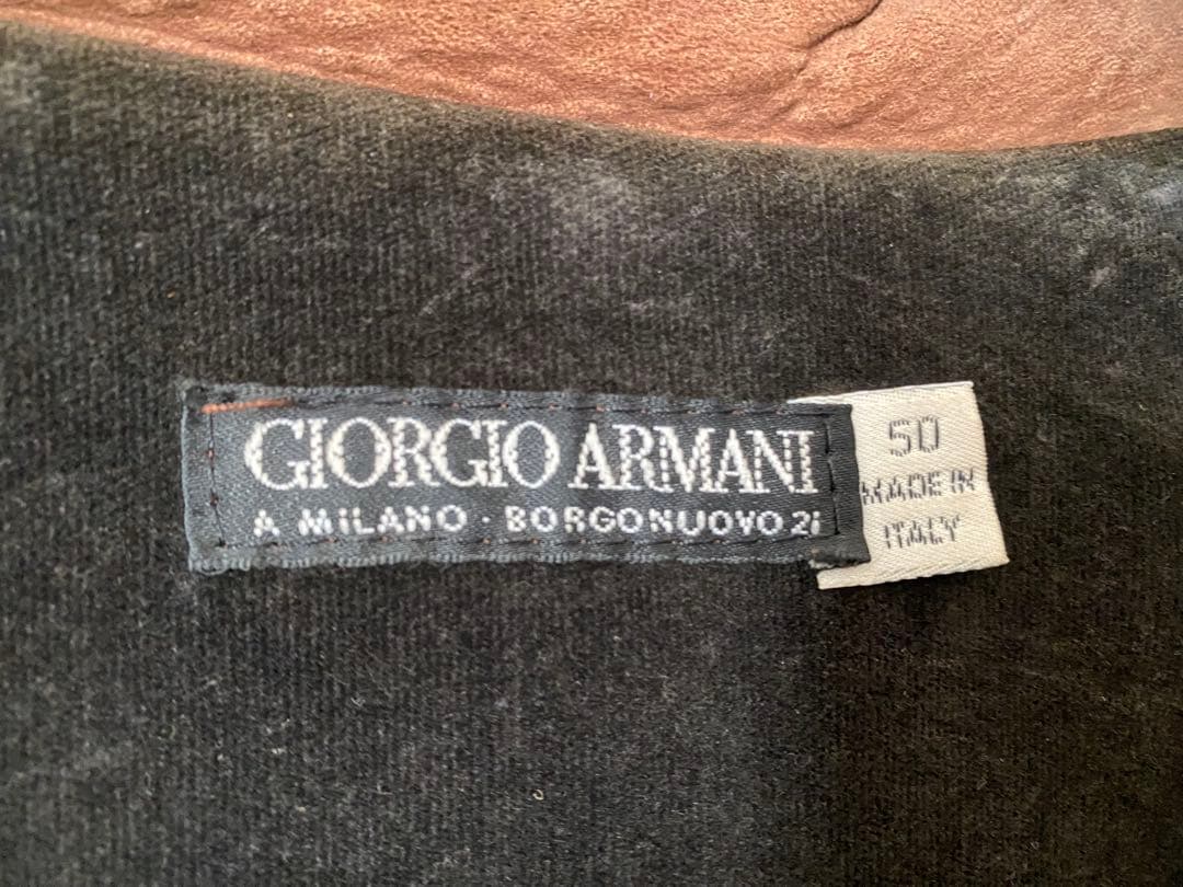 GIORGIO ARMANI ヴィンテージ レザージャケット イタリア製