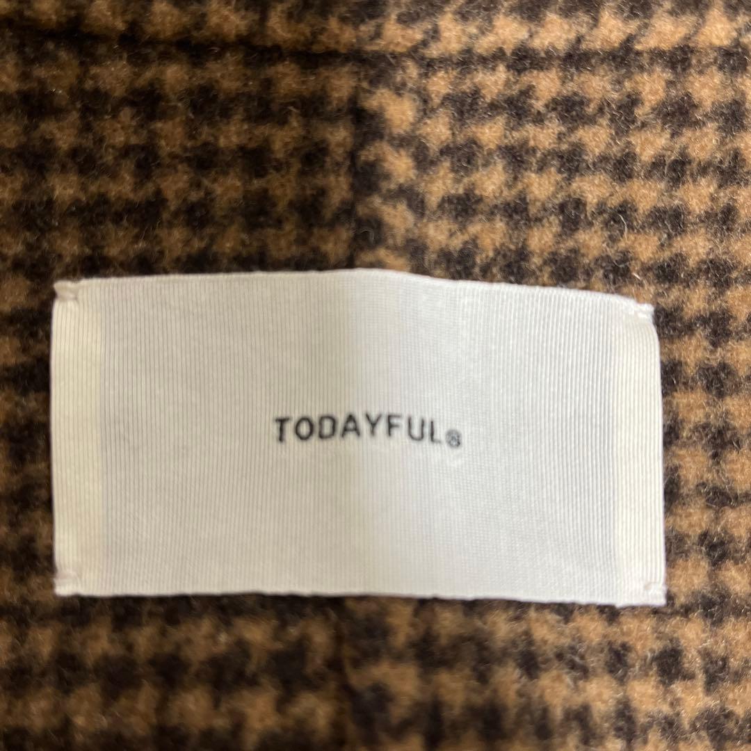 TODAYFUL オーバーチェックコート 38