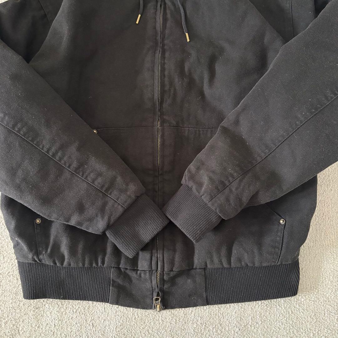 ダックパーカー DUCK PARKAフーディー hoodie BLACK 黒 M