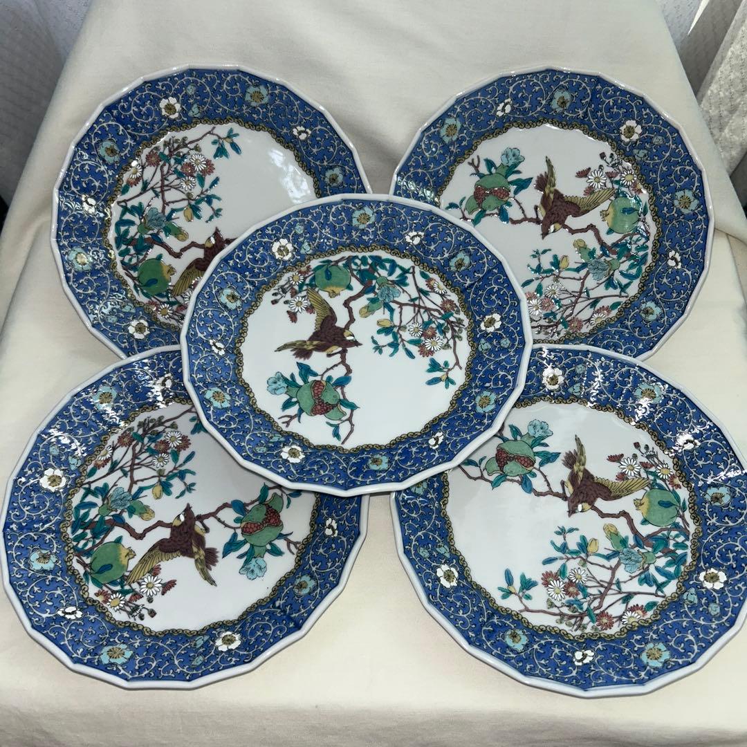 九谷　角福　お皿　５枚