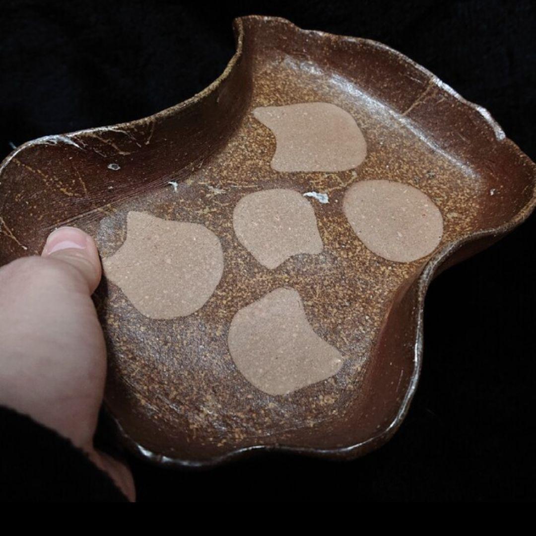 【2325】.皿セット…備前焼