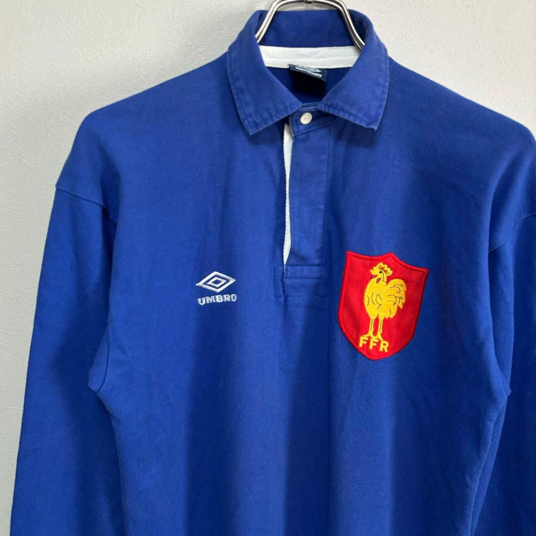 UMBRO アンブロ ラグビー フランス代表 ラガーシャツ ロングスリーブポロ