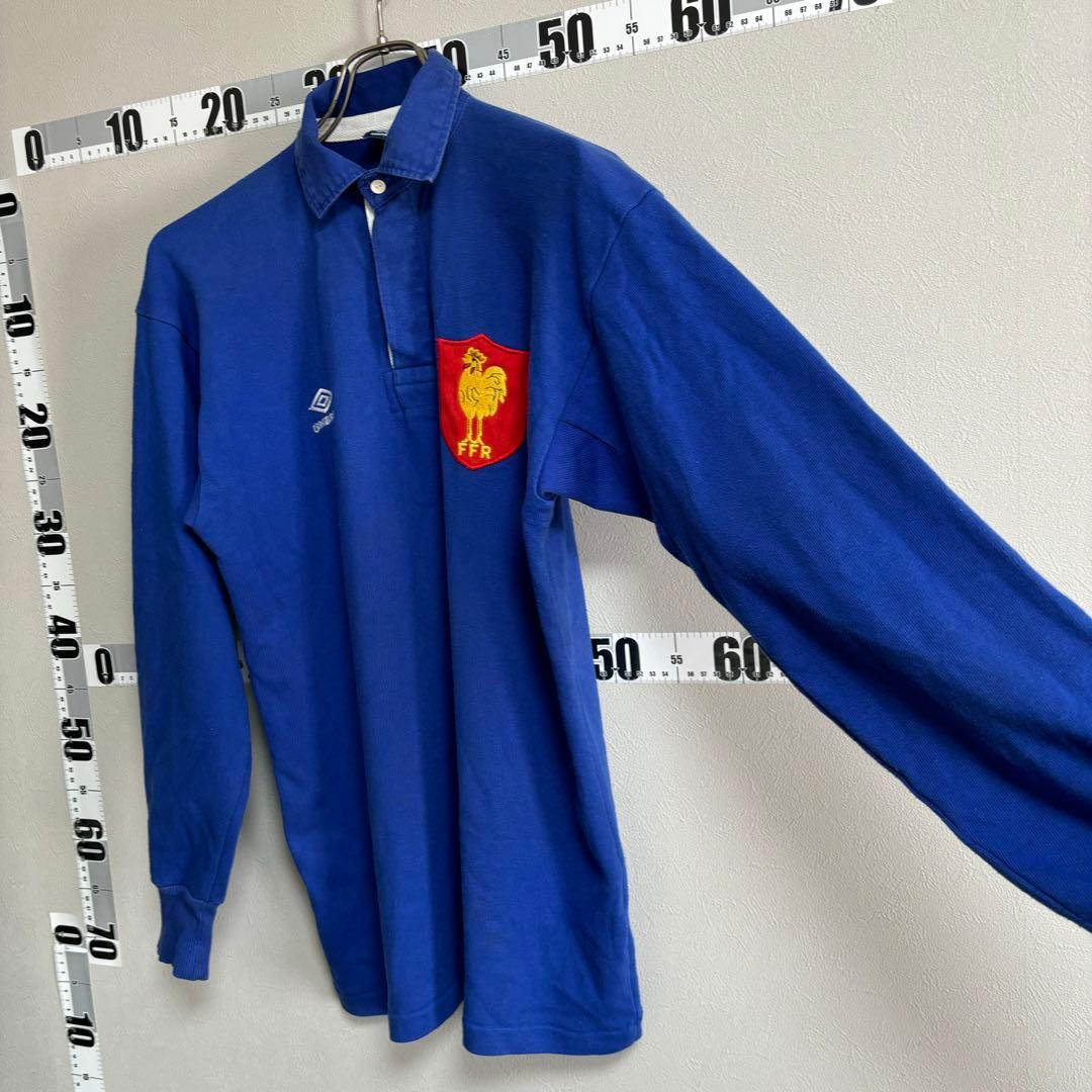 UMBRO アンブロ ラグビー フランス代表 ラガーシャツ ロングスリーブポロ