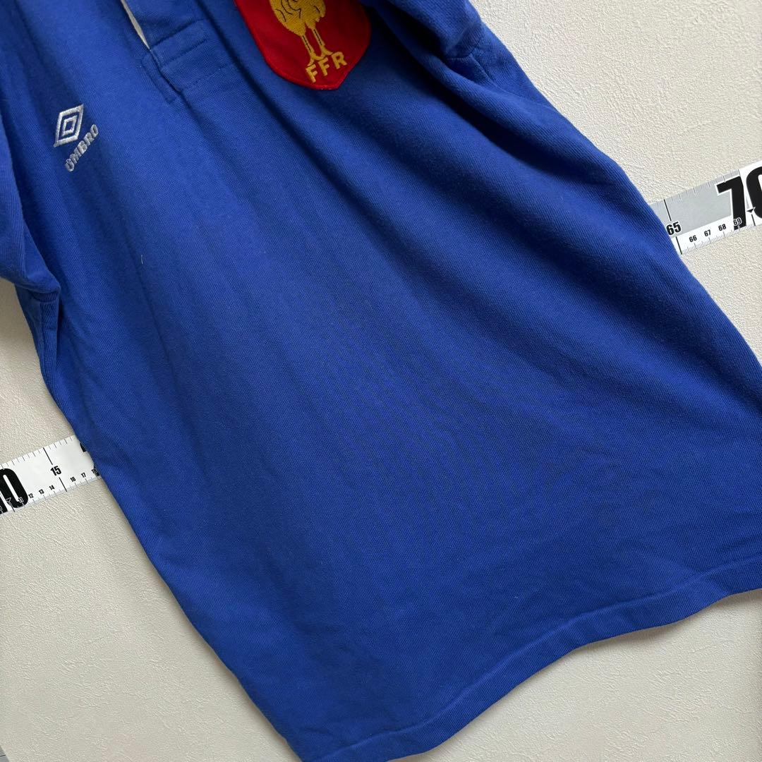 UMBRO アンブロ ラグビー フランス代表 ラガーシャツ ロングスリーブポロ