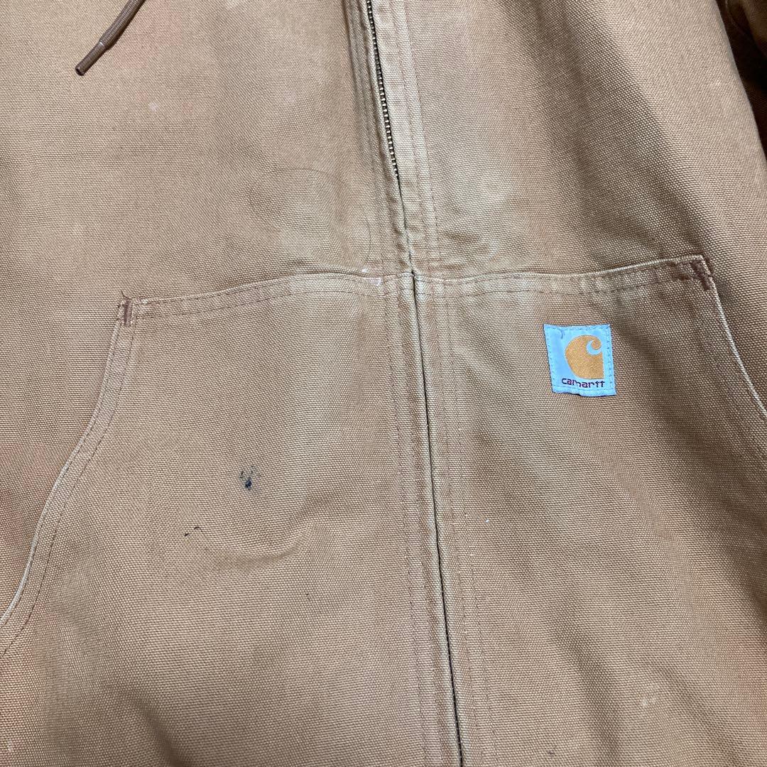 00年代 USA製 Carhartt カーハート アクティブジャケット ブラウン
