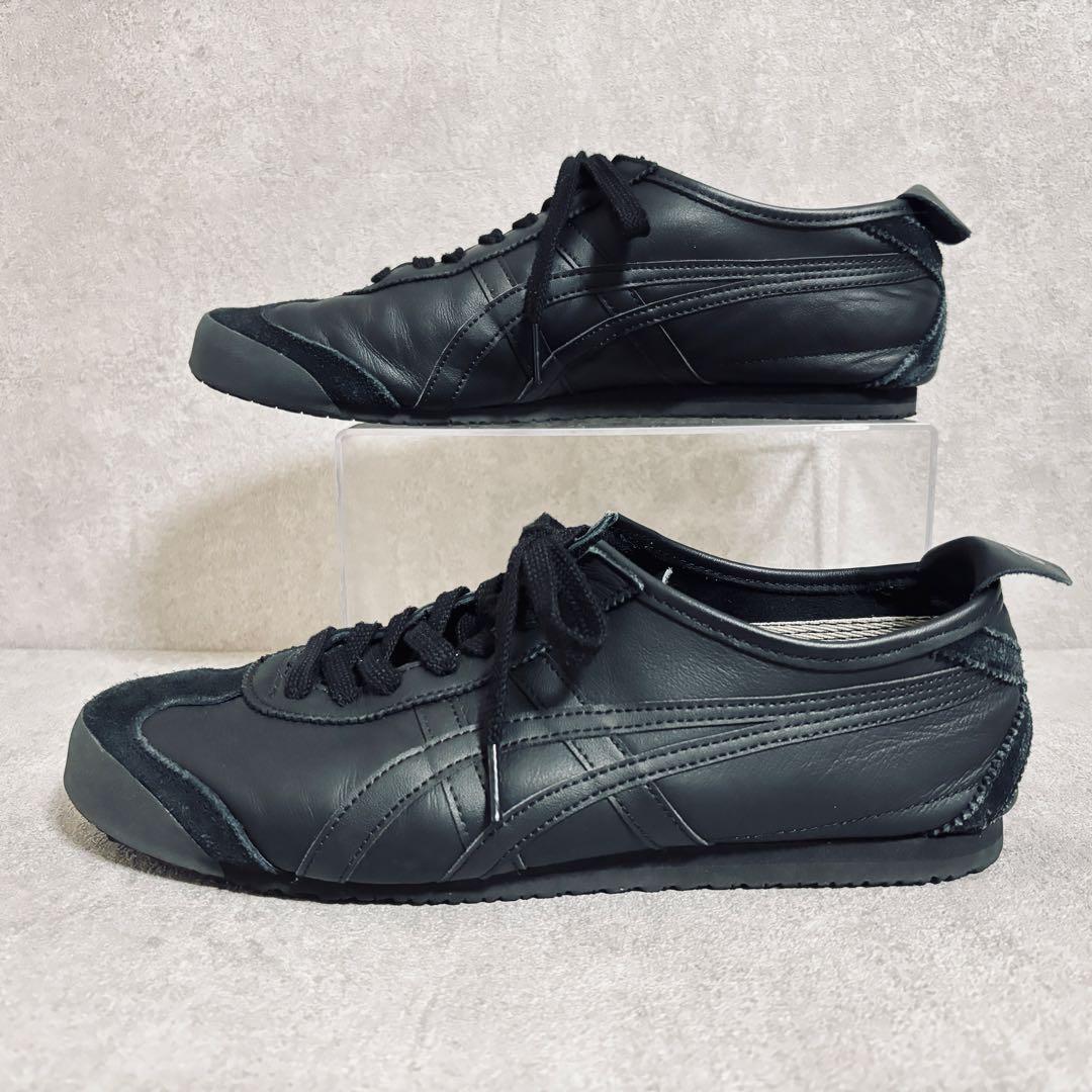 【美品】 オニツカタイガー メキシコ66 1183C102 黒 27.5 レザー