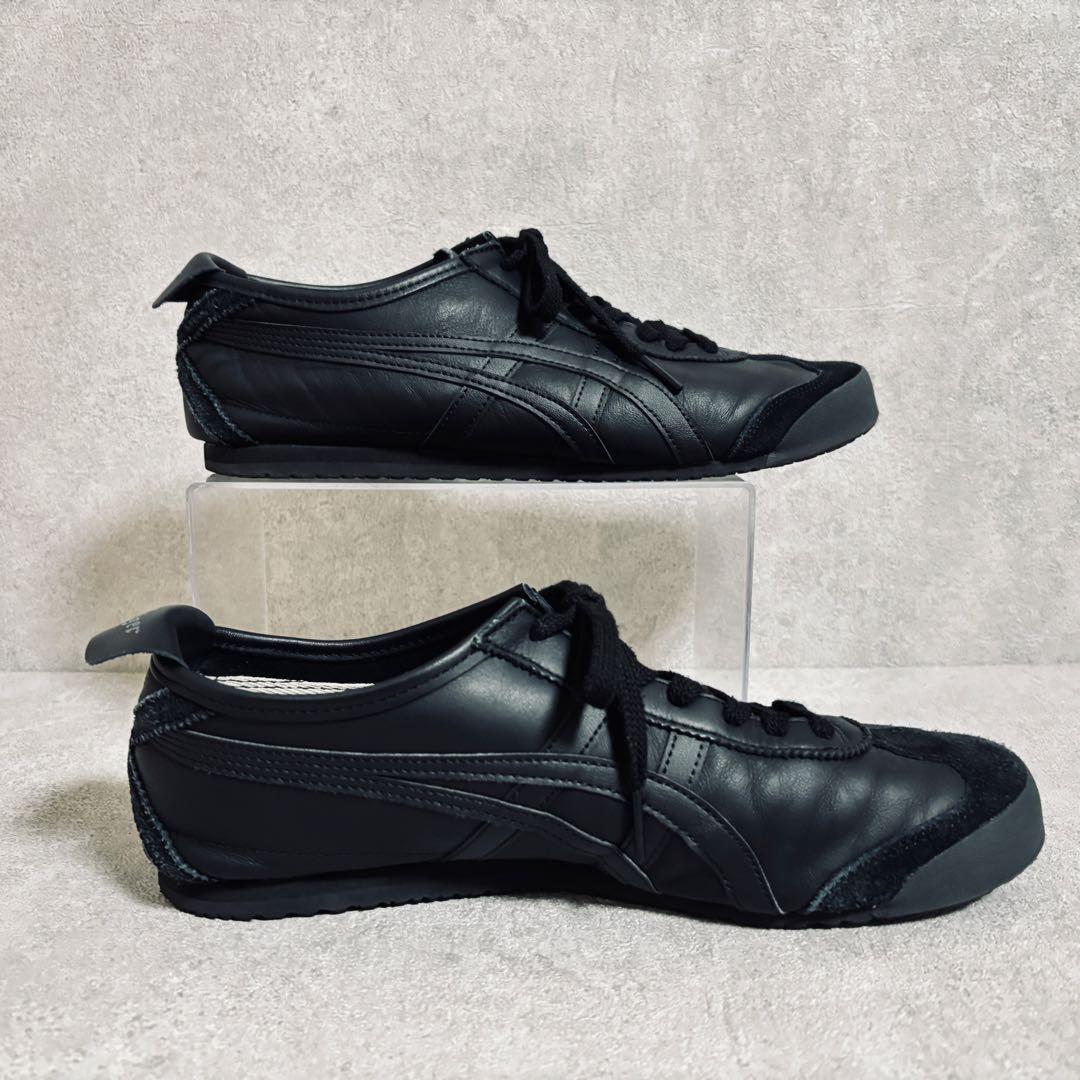 【美品】 オニツカタイガー メキシコ66 1183C102 黒 27.5 レザー