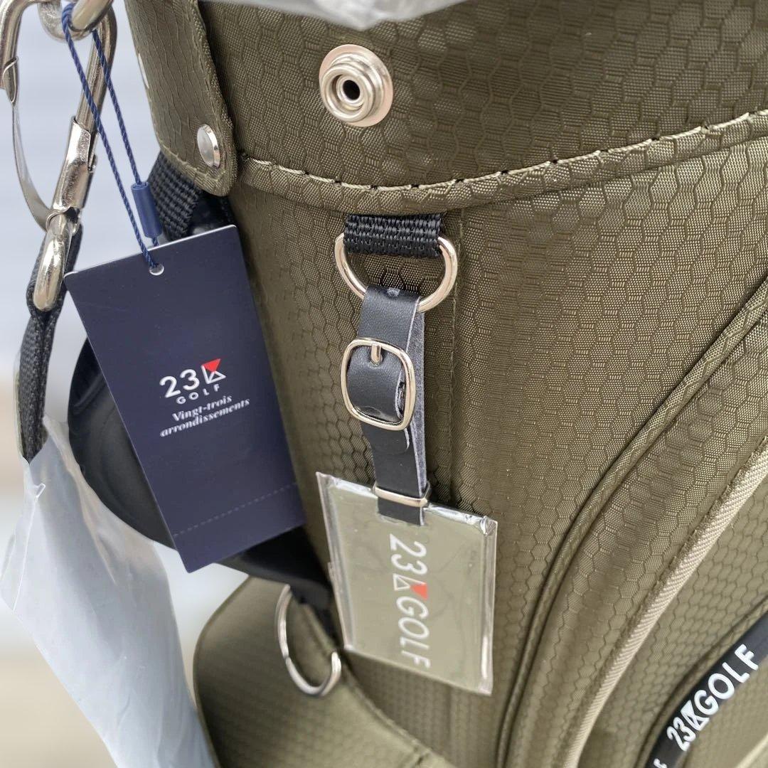 23GOLF キャディバッグ オリーブ　ケース新品未使用