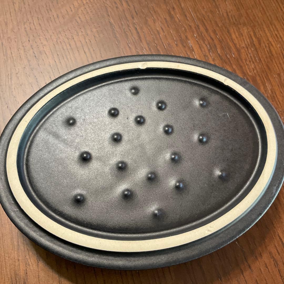 レア　ストウブ　STAUB マットブラック　ミニココット11cm セラミック　皿