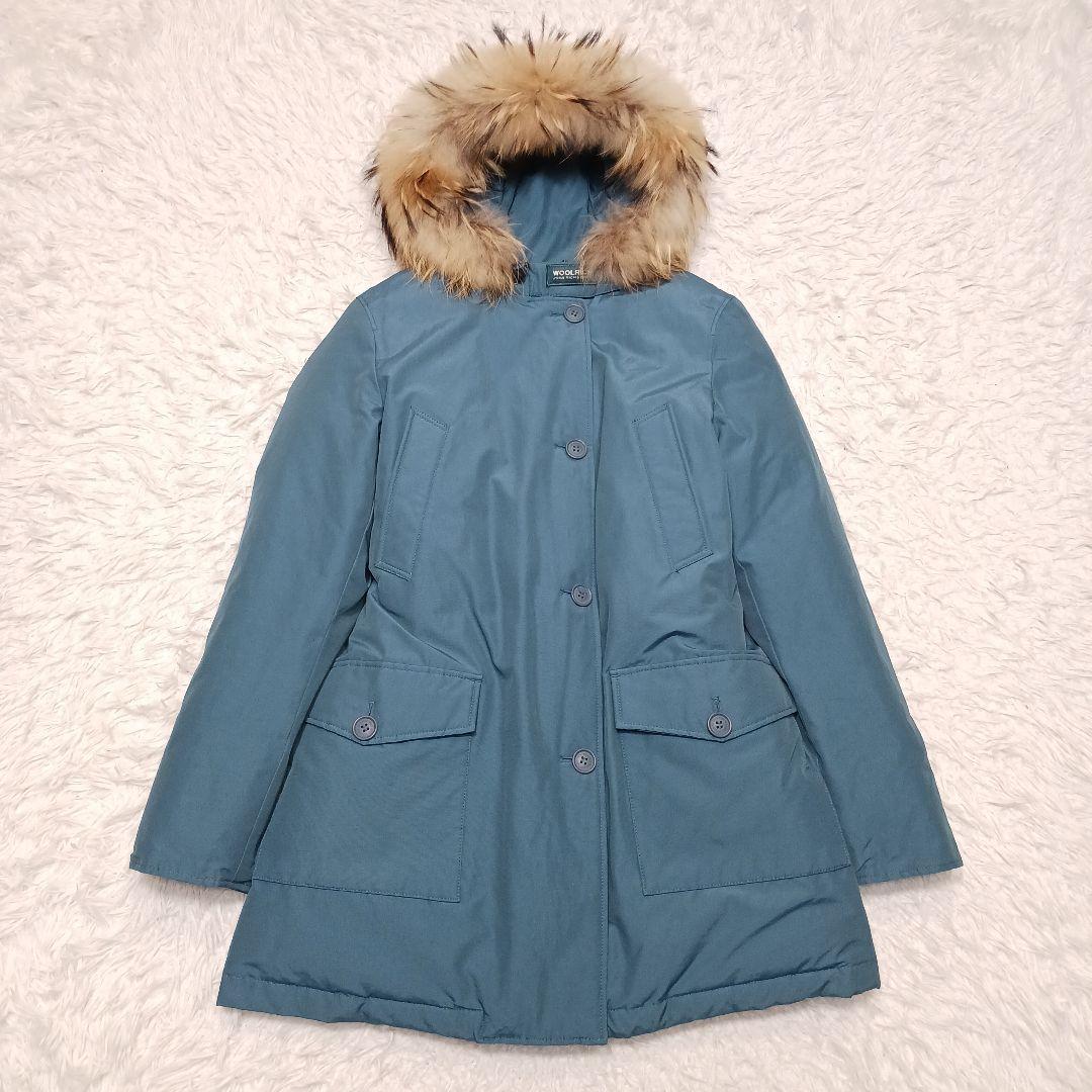 ✨美品✨ウールリッチ　アークティックパーカー　くすみブルー　M