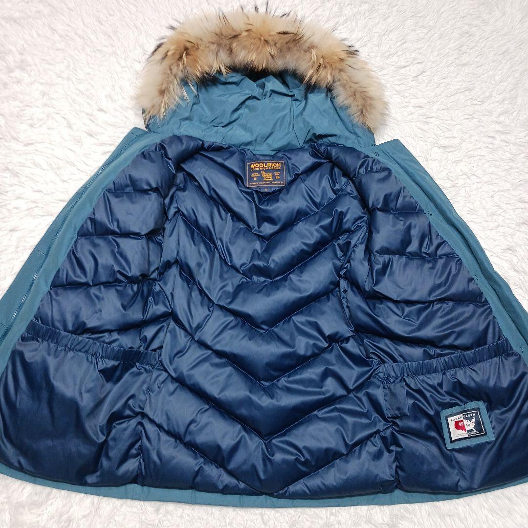 ✨美品✨ウールリッチ　アークティックパーカー　くすみブルー　M