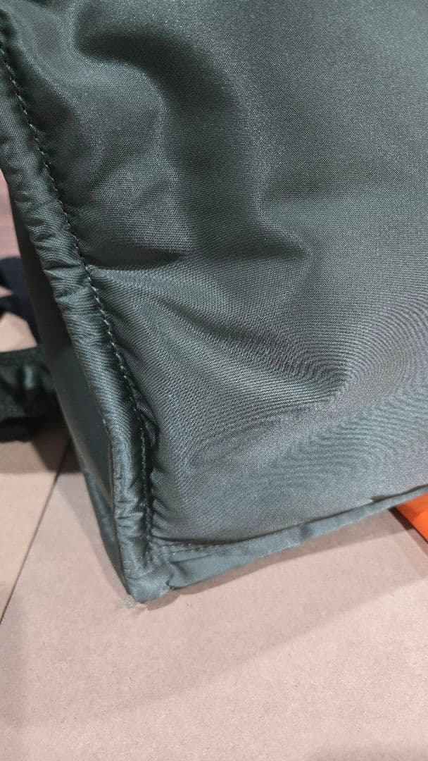 PORTER TANKER SQUARE TOTE BAG(L)セージグリーン