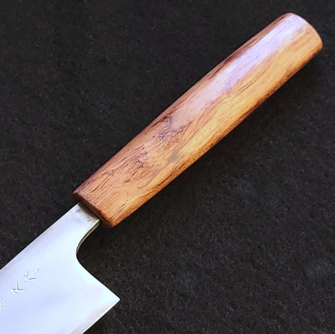 青紙スーパー 磨 万能包丁 170㎜ G9378 焼柄 日本製 月光作