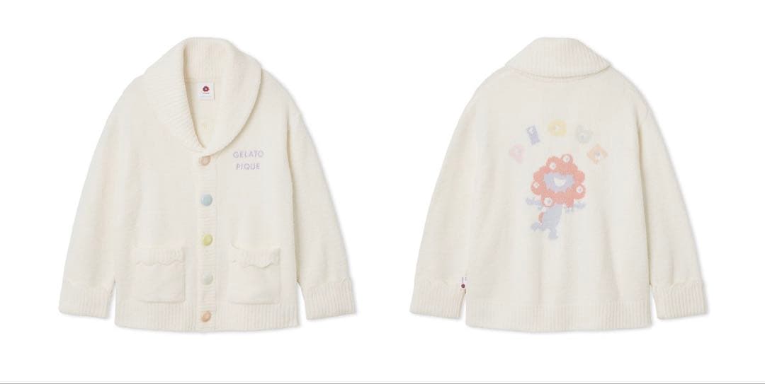 【lovelyちゃん専用】ミャクミャク ジェラートピケ　万博コラボ　カーディガン