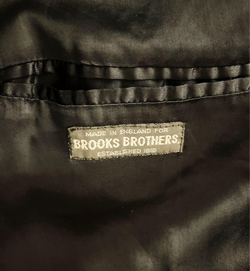BROOKS BROTHERS ステントカラーロングコート カシミア100% L