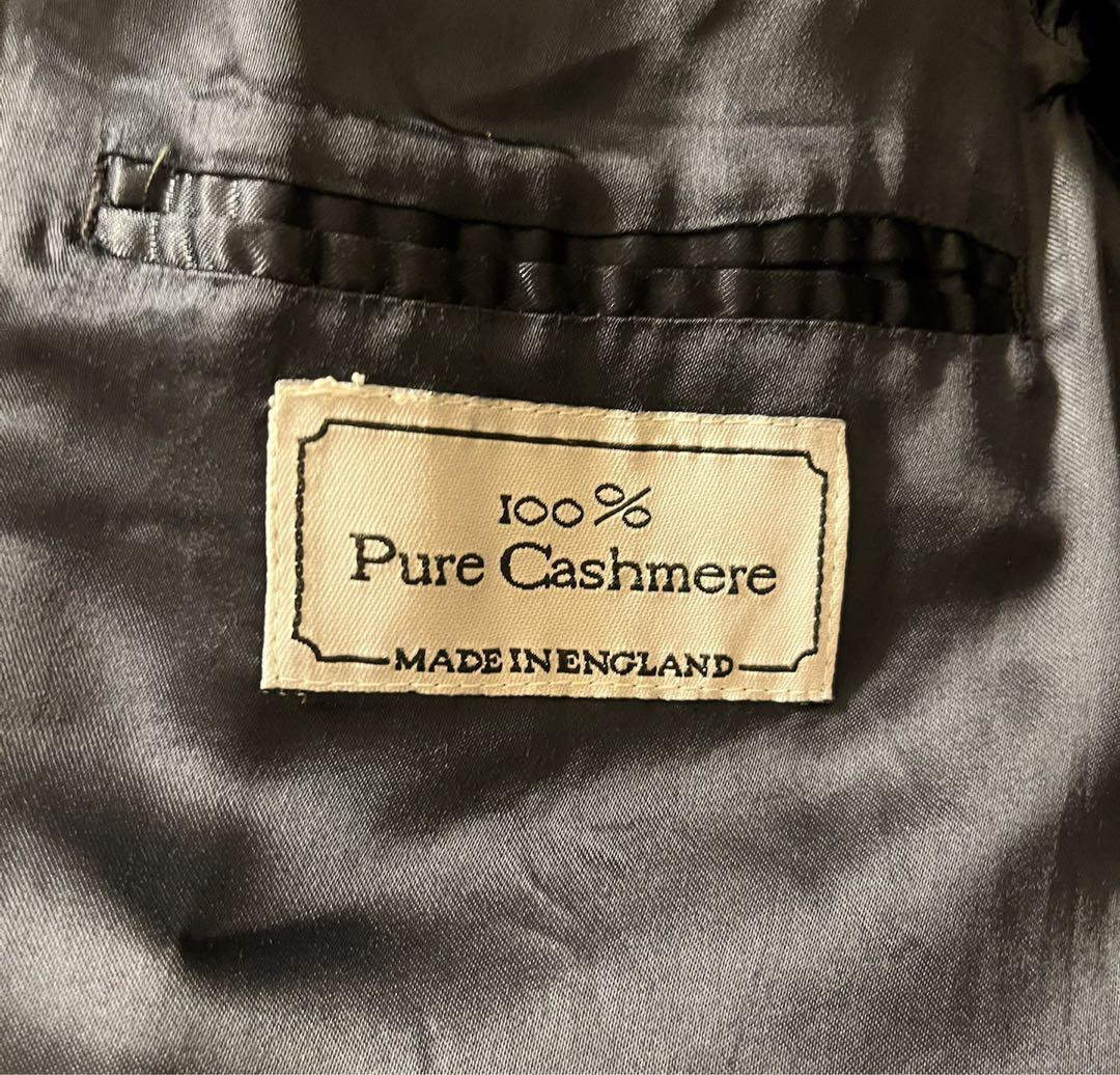 BROOKS BROTHERS ステントカラーロングコート カシミア100% L