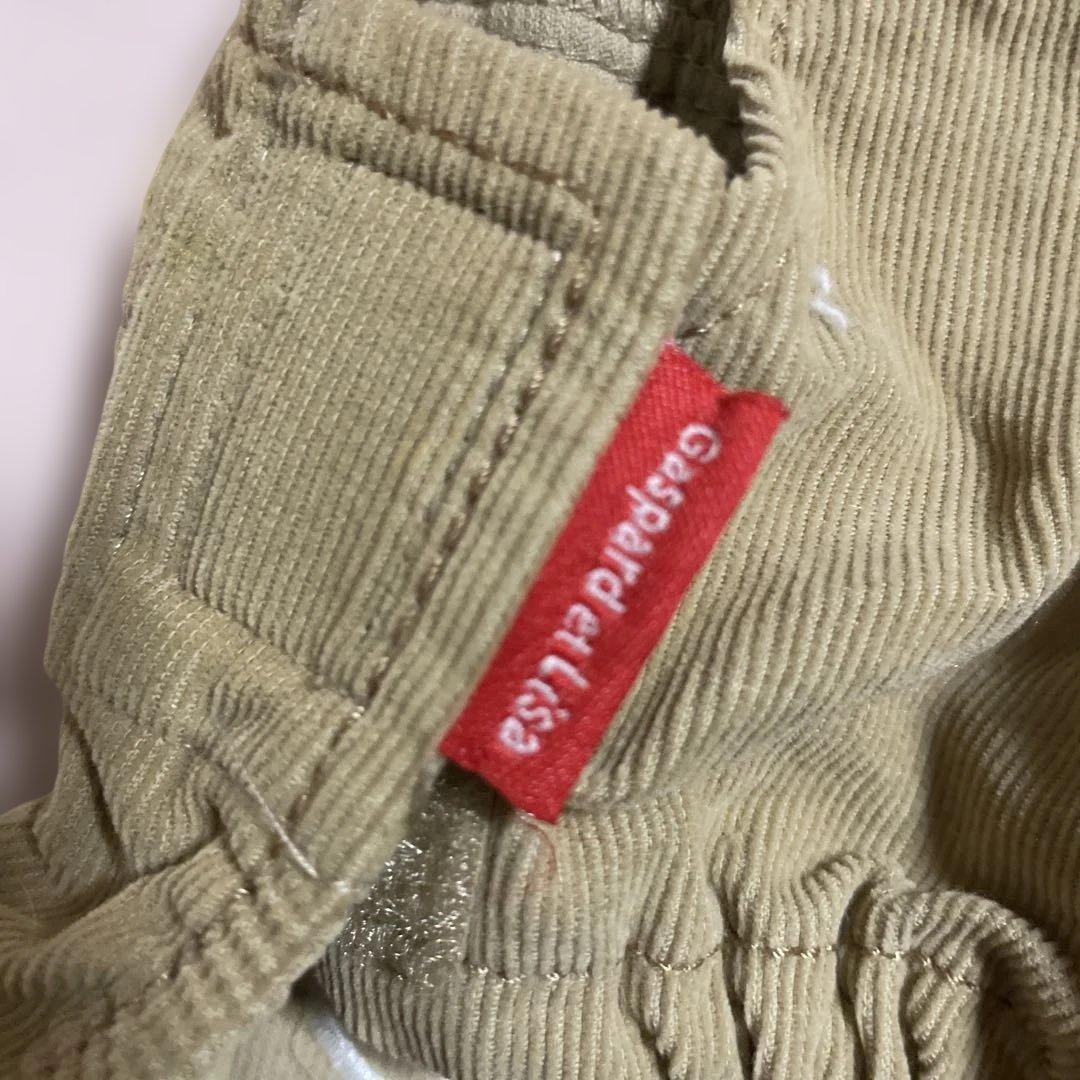 Gaspard et Lisa 犬服 コーデュロイ 3S ￼リサとガスパール新品