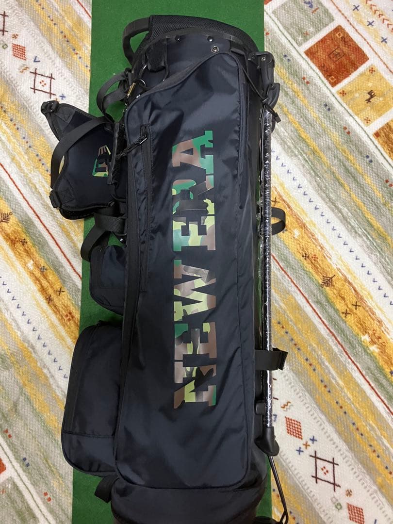 NEW ERA スタンド付きゴルフバッグ ブラック