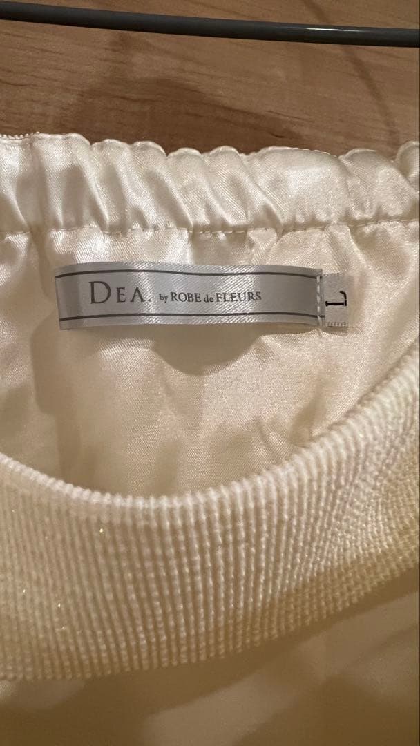 ROBEdeFLEURSオフショルリボンバストジップマーメイドロングキャバドレス