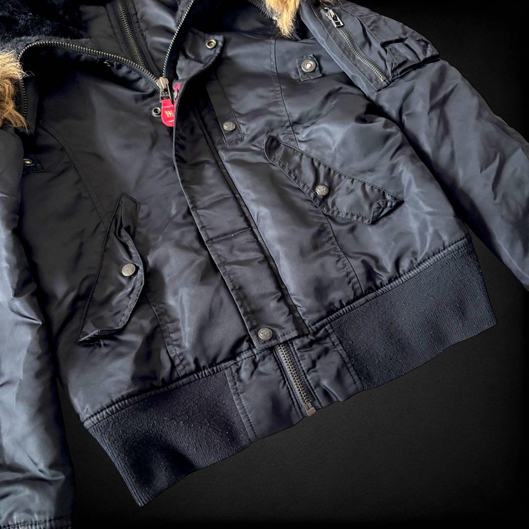 ジャケット・アウター y2k fairy grunge flight jacket MIDAS