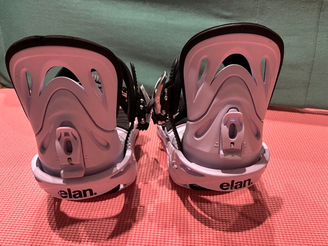 エラン elan スノーボード バインディング ビンディング レディース 白