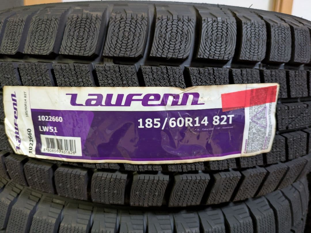 m*y様 Laufenn LW51 スタッドレスタイヤ 185/60R14 4本