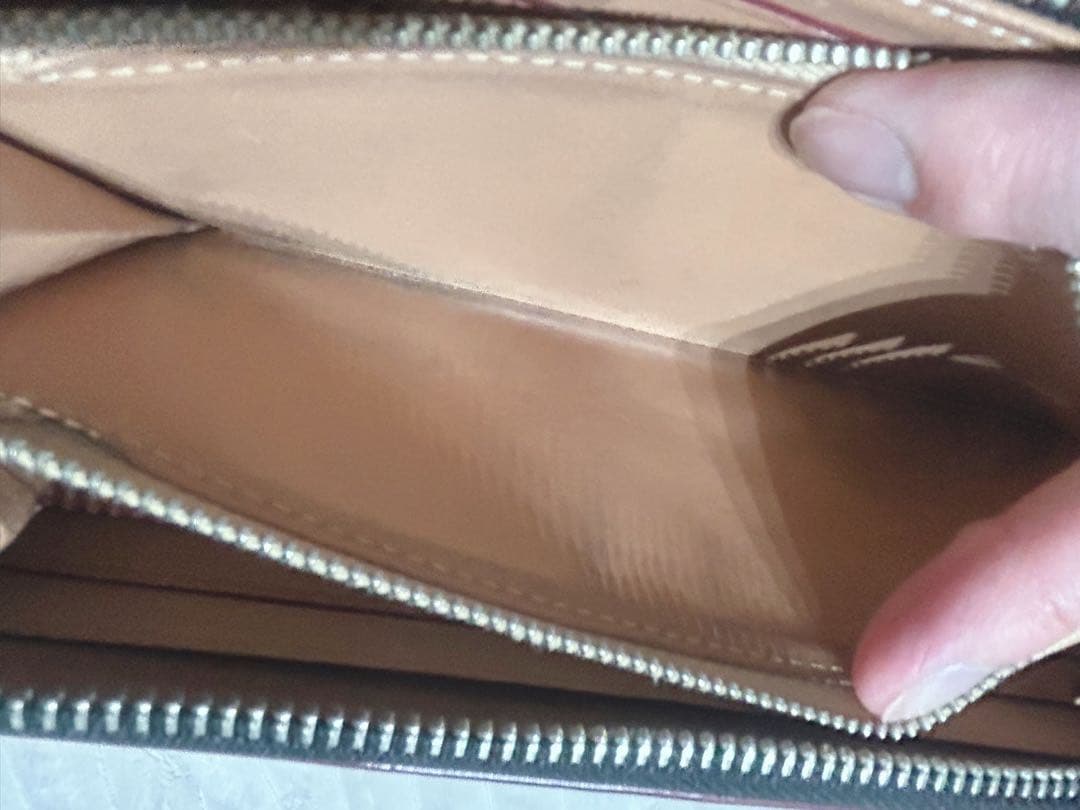 【GANZO】コードバン ラウンドファスナー長財布 ブラック ※wax付き