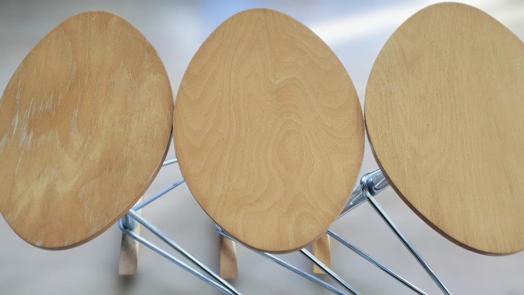 ハイチェア 3脚セットADCORE 楕円形