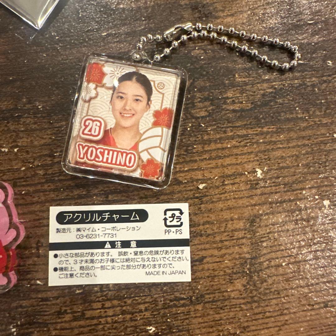 新品VNL2025日本代表佐藤淑乃選手#26アクリルキーホルダー4種セット