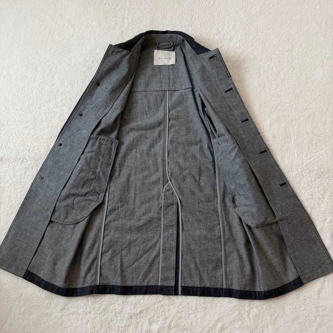 マッキントッシュ　デニム　ステンカラー　コート　38