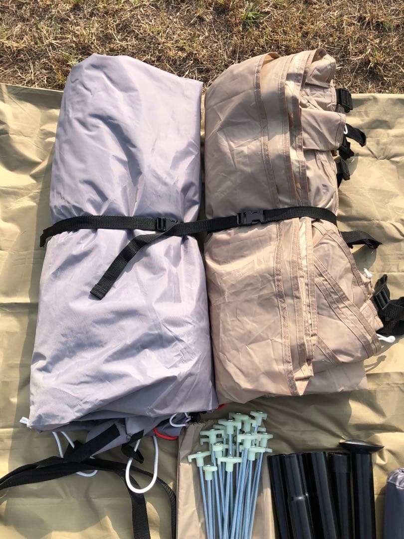 dodワンポールテントL グランドシート いつかのタープ tcなど5点セット売り