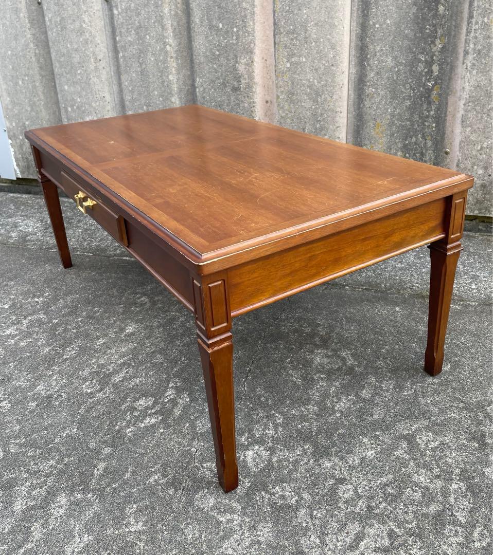 ビンテージ/maruni/マルニ木工/地中海/センターテーブル/引き出し付き