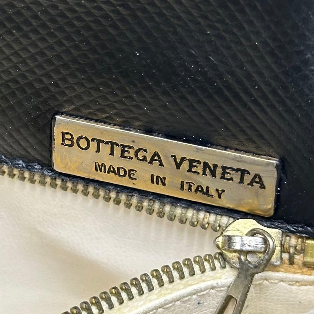 美品 ボッテガヴェネタ マルコポーロ メッセンジャーバッグ 斜め掛け PVC 黒