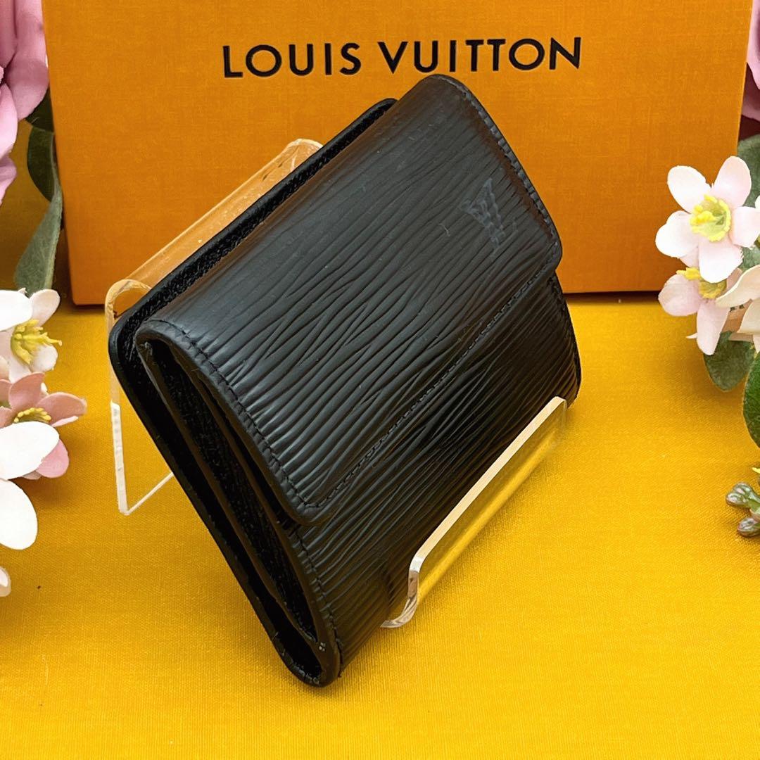 ルイヴィトン　ラドロー　エピ　ミニ財布　ケース　ノワール