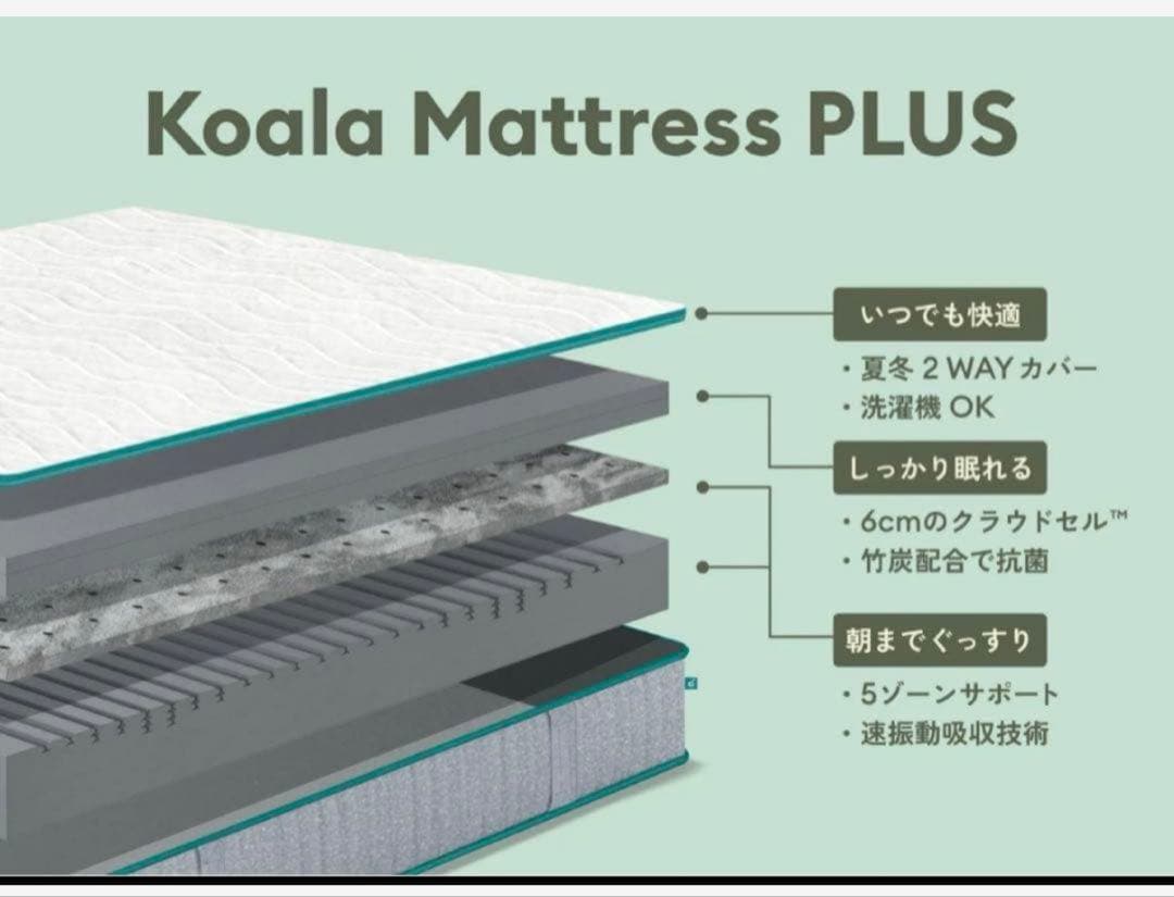 ✨コアラマットレプラス✨セミダブル✨正規品✨全国発送✨koala(R)