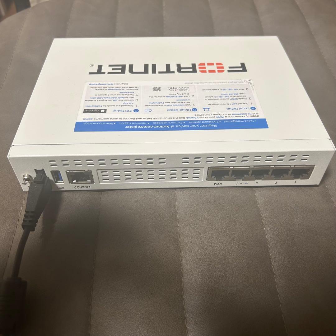 [送送無料]FORTIGATE-40F FG-40F ファイアウォール 動作確認