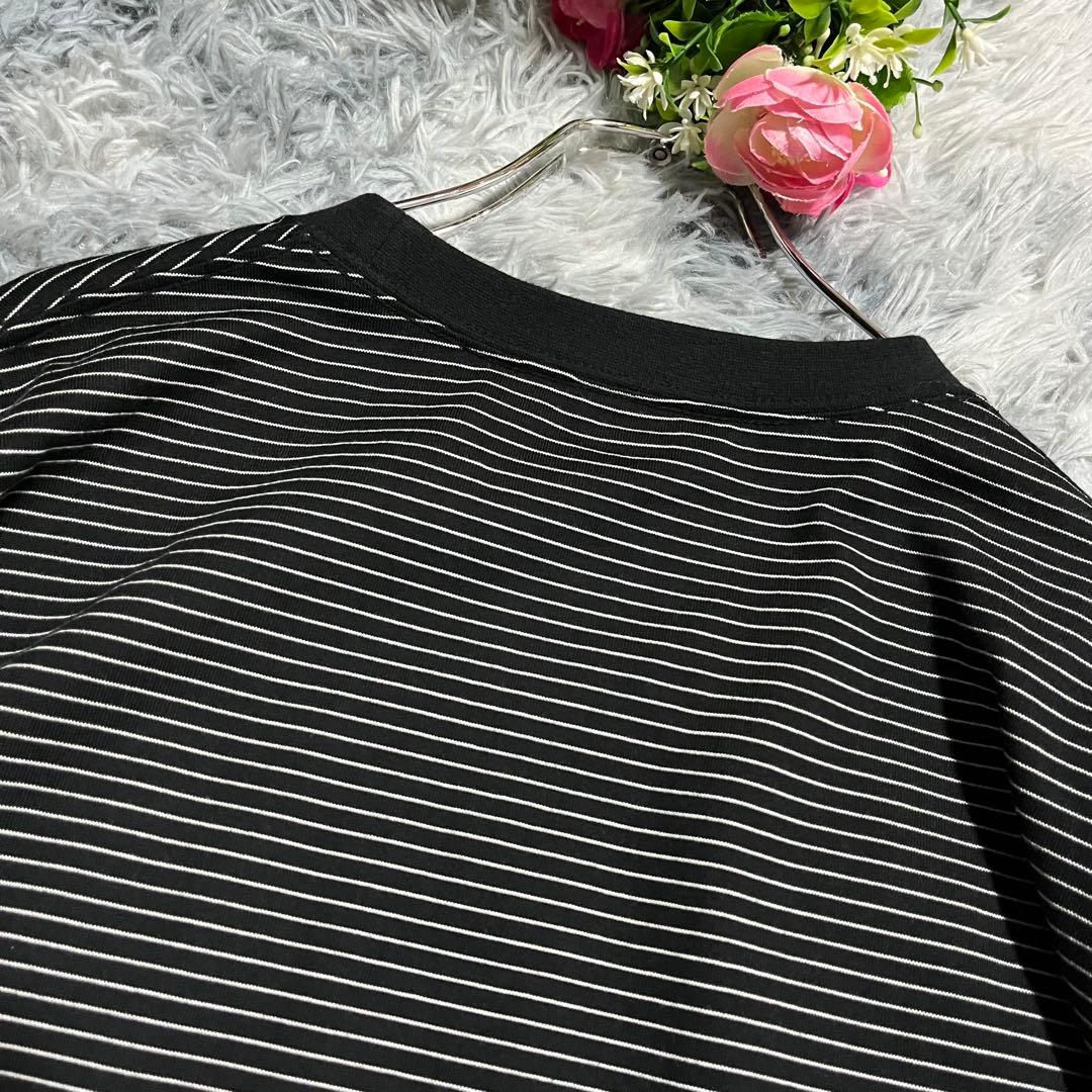 極美品　OPTSTUFF DRAWSTRING BORDER T-SHIRT