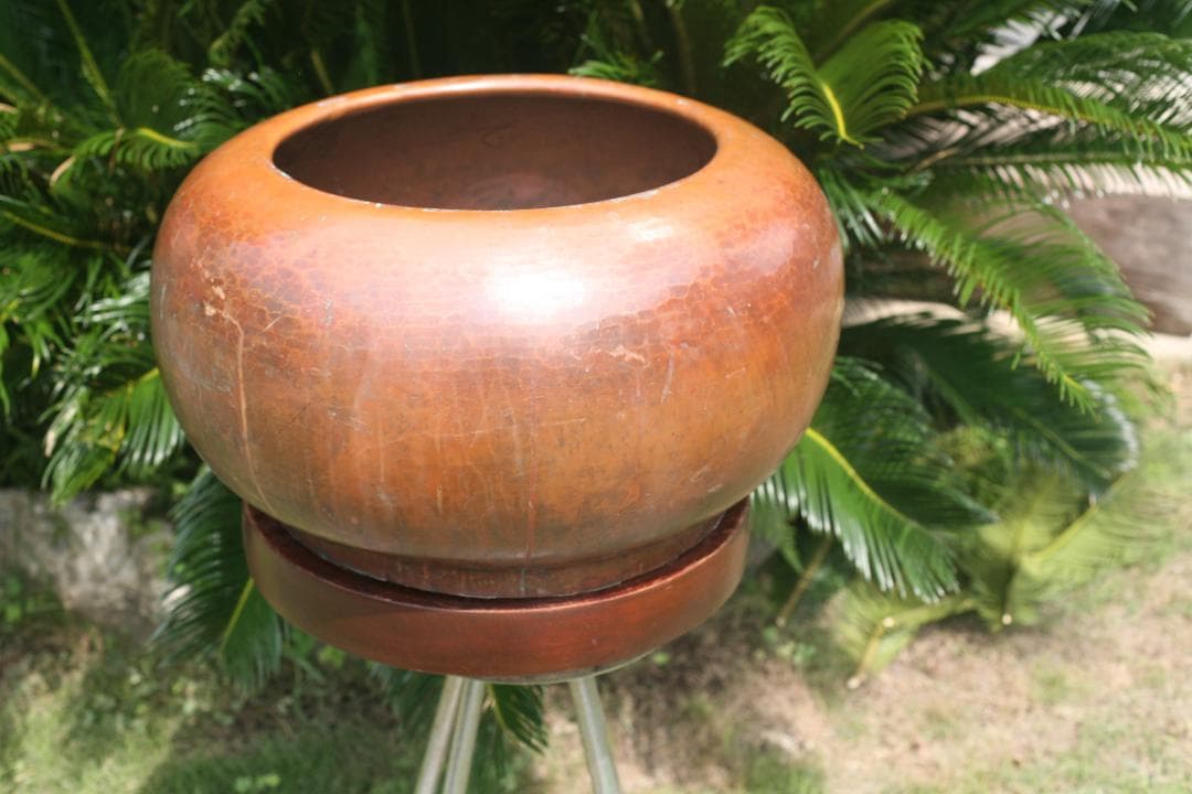 大型銅製火鉢