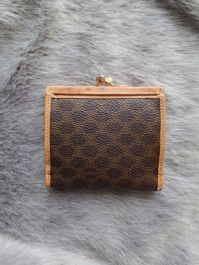 【極美品】【CELINE】 オールドセリーヌ 折り財布 マカダム