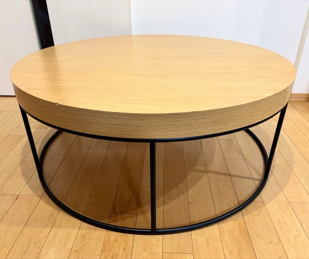 【たのメル便送料込み】IDEE DIVANCO ローテーブル オーク88cm