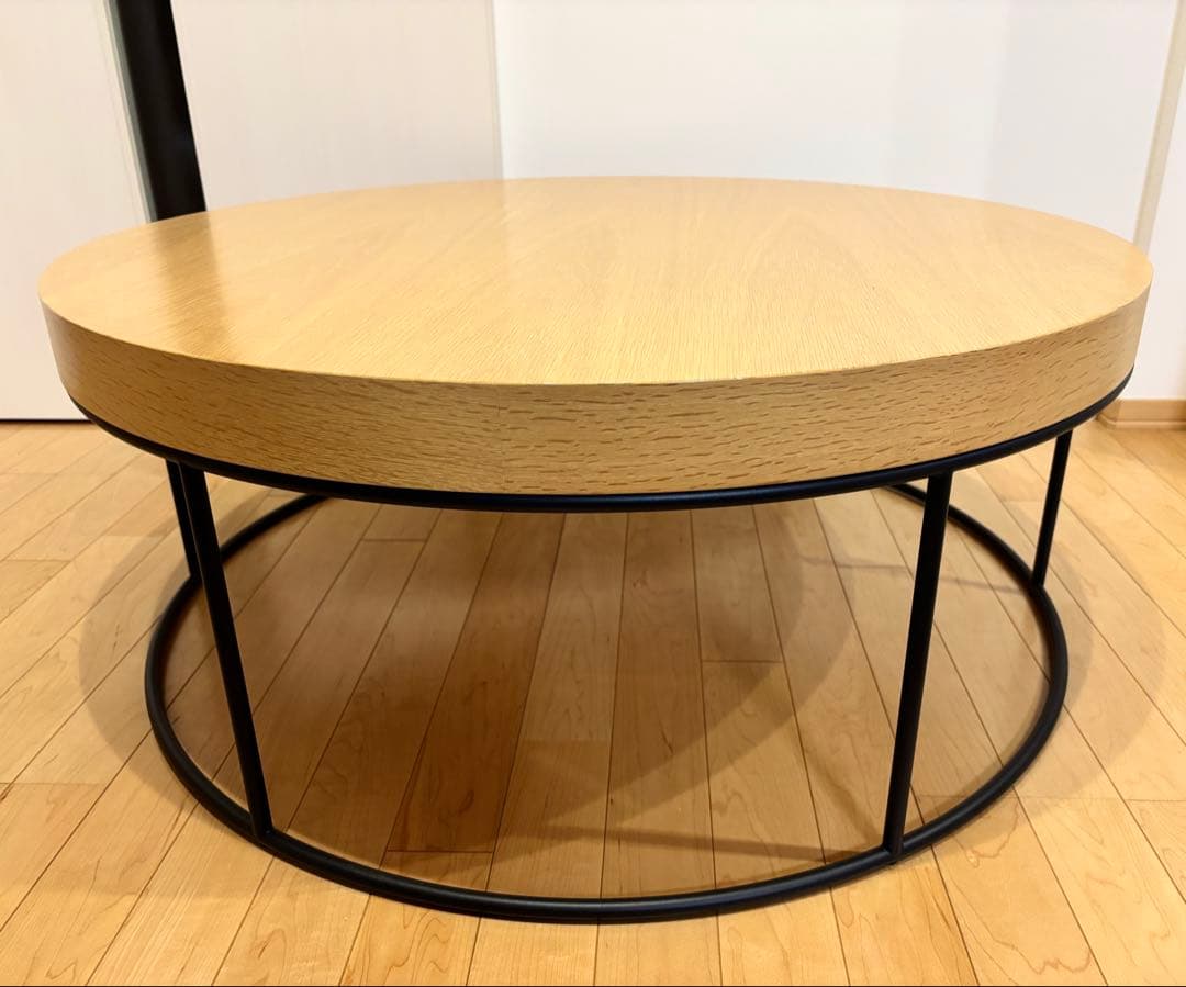 【たのメル便送料込み】IDEE DIVANCO ローテーブル オーク88cm